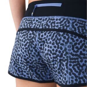 Lululemon Run: Speed Short *4-way Stretch Ace Spot Lullaby Black Swift Ultra 6